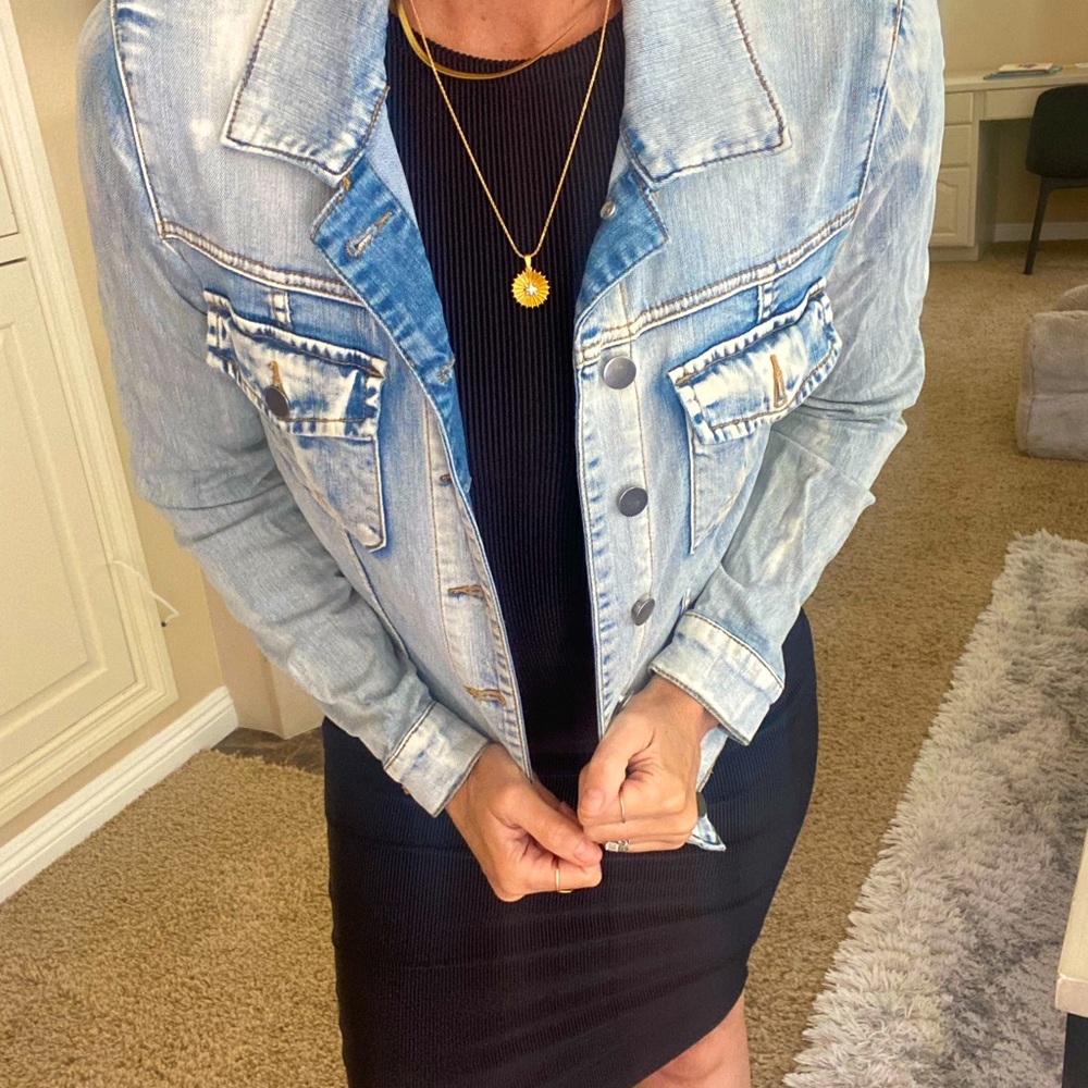 Distressed Jean Jacket